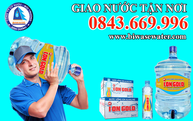 Giao Nước Ion Gold Tận Nơi