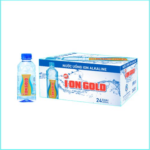 Thùng Chai 250ml Ion Gold